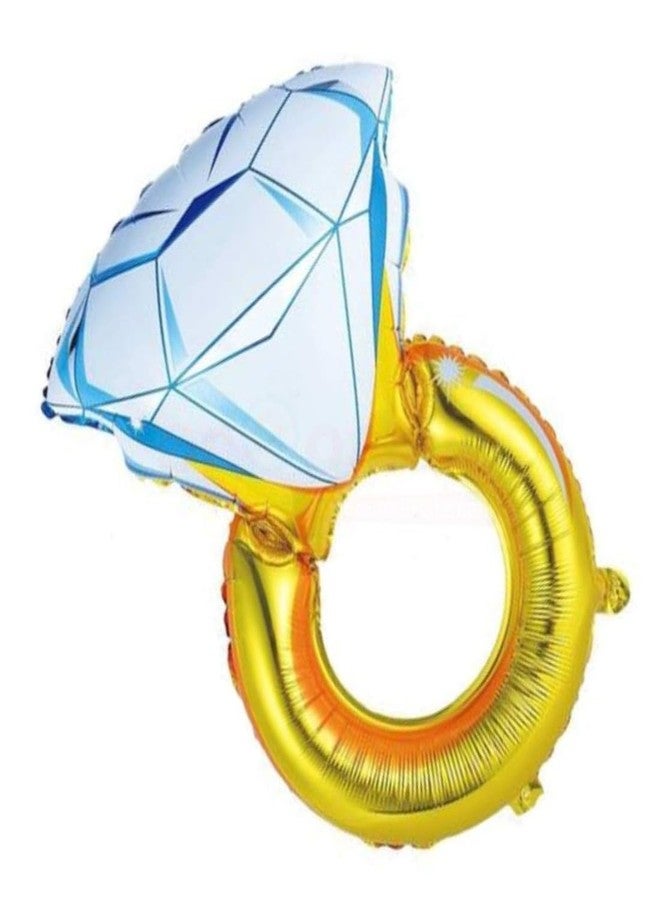 SOI Bride To Be Decoration Set Combo (28 Pcs) | Bachelorette Party Decorations | Metallic Balloons For Decorations | Bride To Be Ring Decor | Bridal Shower Decorations Kit - Image 5